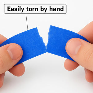 Blue Painters Tape - Masking Tape 2 Inch Wide (1.88" x 90FT) - Multi-Surface, Smart Adhesion, Indoor & Outdoor - 1 Roll Paint Tape for DIY, Labeling, Art, Car (#3910)