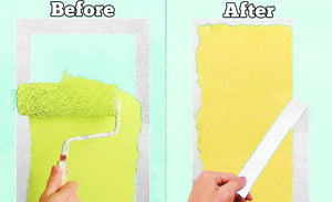 2 Pack White Masking Tape - Painters Tape 1 Inch Wide - Multi-Surface, Water Resistant, Indoor & Outdoor Use - 180FT Total - Artist Tape for Paint, Wall, Watercolor, Car, DIY (#4010)