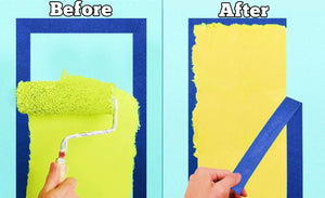 3 Pack Blue Painters Tape - Masking Tape 1 Inch Wide - Multi-Surface, Smart Adhesion, Indoor & Outdoor - 270FT Total - Paint Tape for DIY, Labeling, Art, Car, General Purpose (#3910)