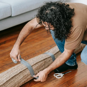 Silver Duct Tape - Heavy Duty Waterproof Tape 1.88 Inch Wide - Strong Adhesive, Extra Thickness, Tear by Hand - Great for Indoor & Outdoor Use, Moving Boxes, Repairs - 45 Ft