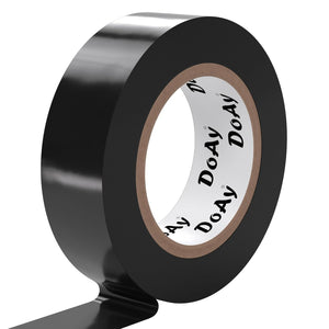 6 Pack Black Electrical Tape - Waterproof PVC Tape 0.75 Inch Wide - Weather Resistant, Strong Adhesive, Flame Retardant - High Temp Vinyl Tape for Indoor & Outdoor Use - 180 Feet Total