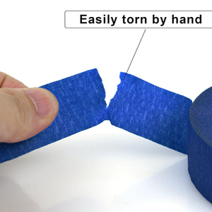 3 Pack Blue Painters Tape - Masking Tape 1 Inch Wide - Multi-Surface, Smart Adhesion, Indoor & Outdoor - 270FT Total - Paint Tape for DIY, Labeling, Art, Car, General Purpose (#3910)