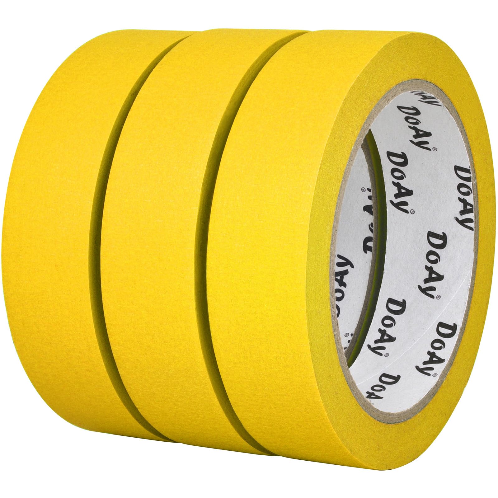 3 Pack Blue Painters Tape - Masking Tape 1 Inch Wide - Multi-Surface, Smart Adhesion, Indoor & Outdoor - 270FT Total - Paint Tape for DIY, Labeling, Art, Car, General Purpose (#3910)