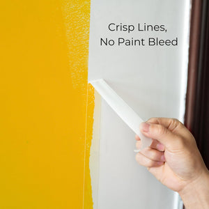 2 Pack White Masking Tape - Painters Tape 1 Inch Wide - Multi-Surface, Water Resistant, Indoor & Outdoor Use - 180FT Total - Artist Tape for Paint, Wall, Watercolor, Car, DIY (#4010)