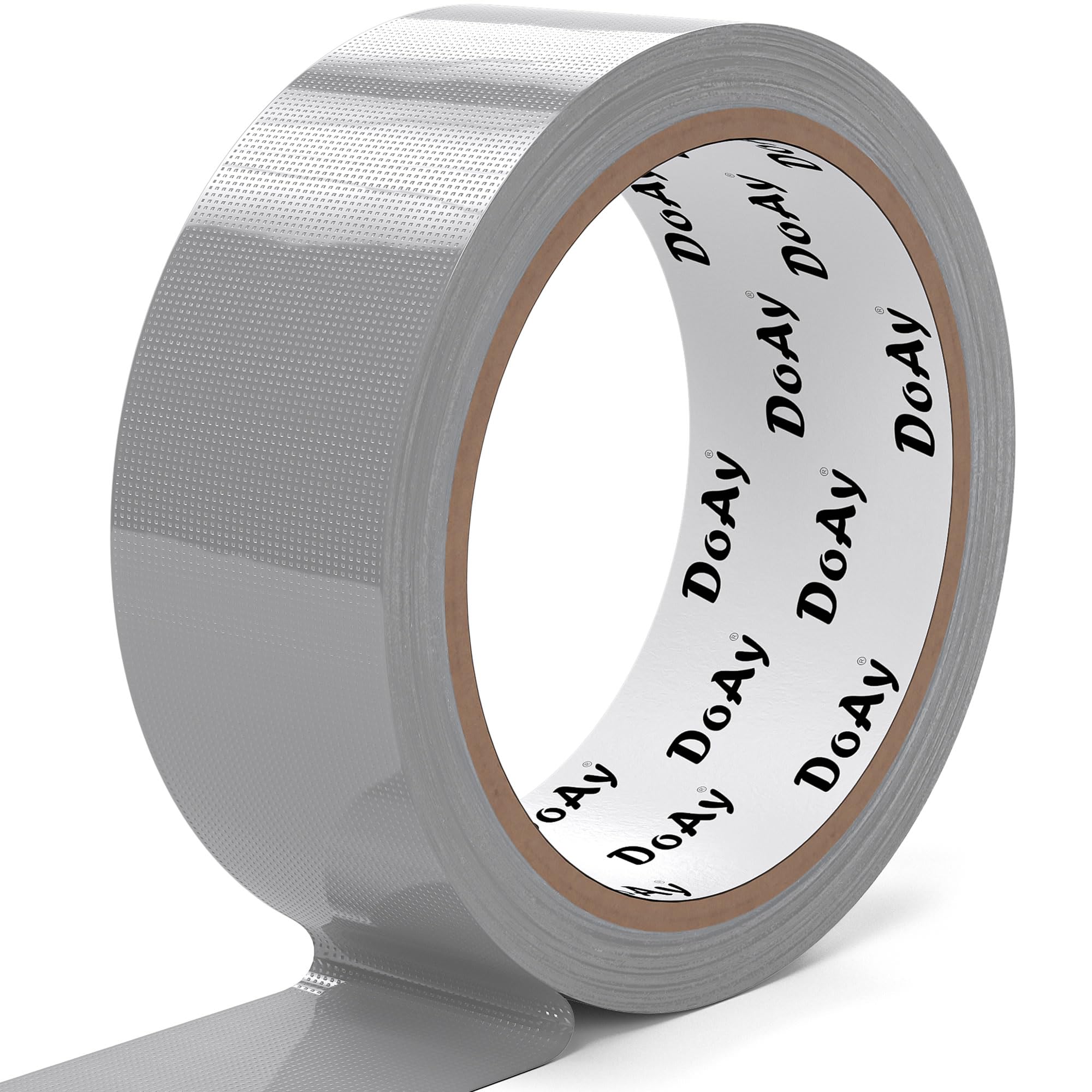 Silver Duct Tape - Heavy Duty Waterproof Tape 1.88 Inch Wide - Strong Adhesive, Extra Thickness, Tear by Hand - Great for Indoor & Outdoor Use, Moving Boxes, Repairs - 45 Ft