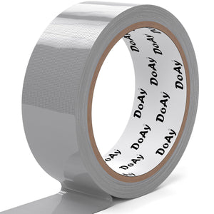 Silver Duct Tape - Heavy Duty Waterproof Tape 1.88 Inch Wide - Strong Adhesive, Extra Thickness, Tear by Hand - Great for Indoor & Outdoor Use, Moving Boxes, Repairs - 45 Ft
