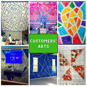 3 Pack Green Painters Tape - Masking Tape 0.25 Inch Wide - Multi-Surface, Smart Adhesion, Indoor & Outdoor - 270FT Total - Paint Tape for DIY, Labeling, Art, Car, General Purpose (#3910)