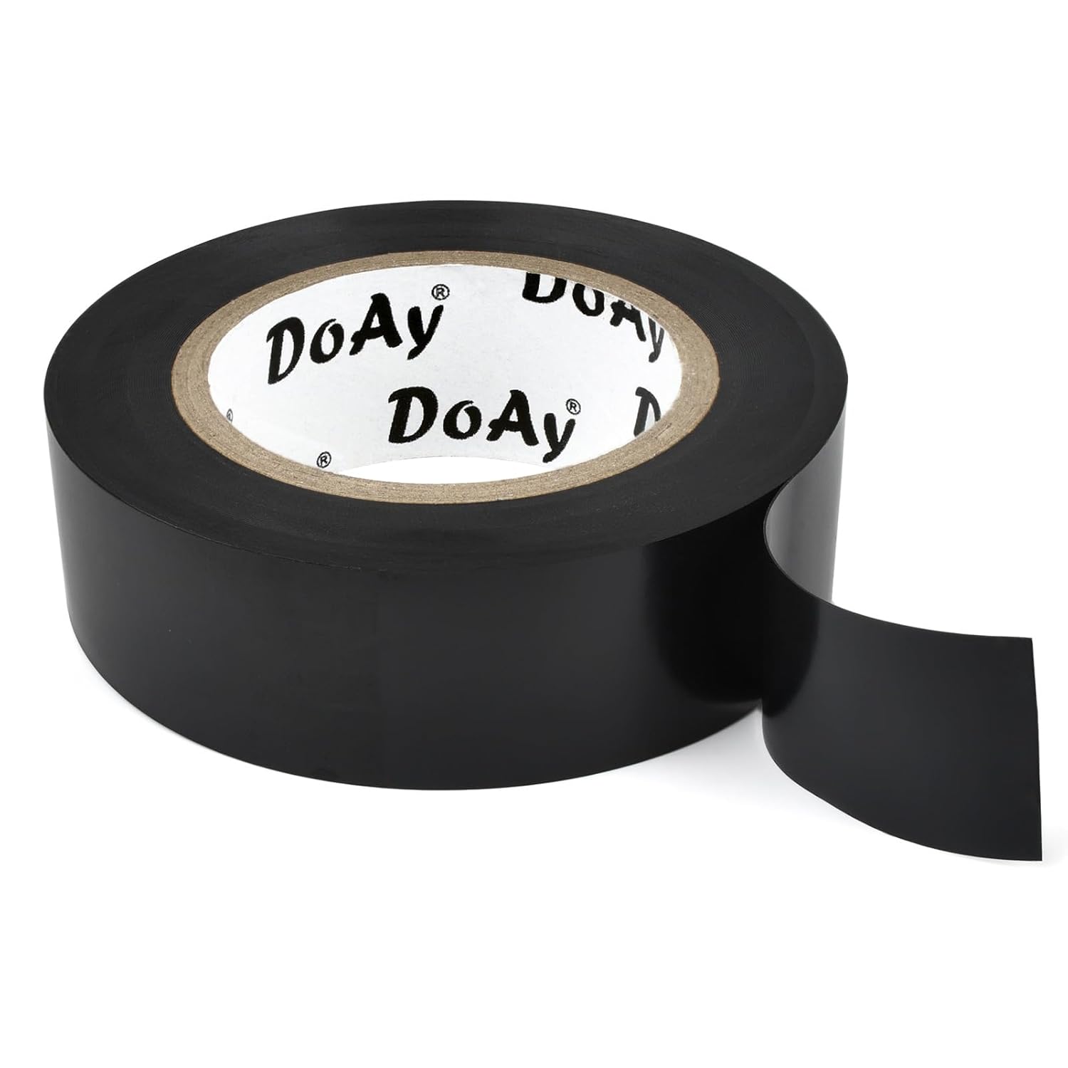 6 Pack Black Electrical Tape - Waterproof PVC Tape 0.75 Inch Wide - Weather Resistant, Strong Adhesive, Flame Retardant - High Temp Vinyl Tape for Indoor & Outdoor Use - 180 Feet Total