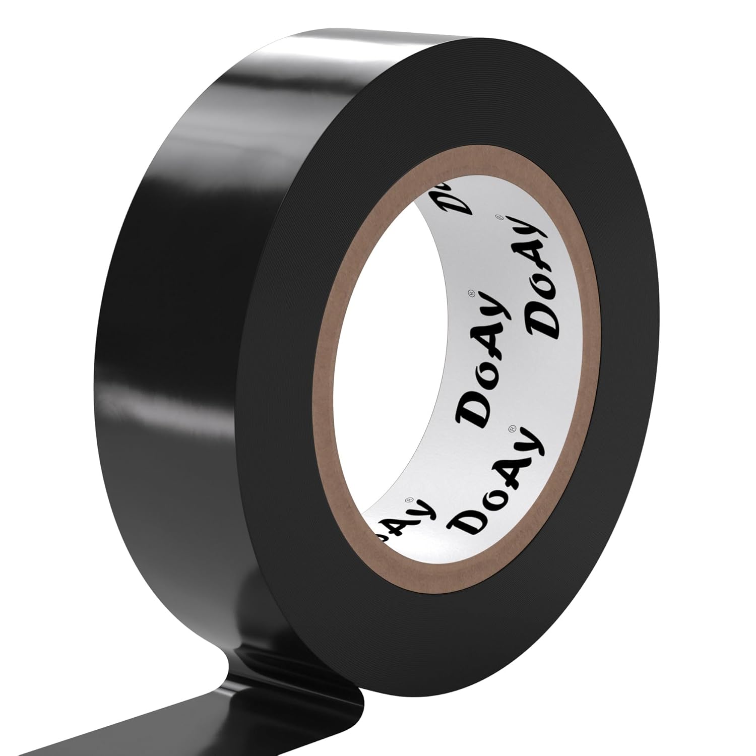 6 Pack Black Electrical Tape - Waterproof PVC Tape 0.75 Inch Wide - Weather Resistant, Strong Adhesive, Flame Retardant - High Temp Vinyl Tape for Indoor & Outdoor Use - 180 Feet Total