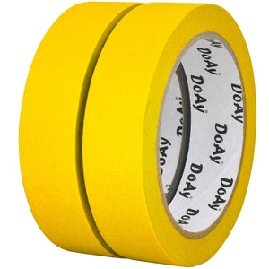 2 Pack Green Painters Tape - Masking Tape 1 Inch Wide - Multi-Surface, Smart Adhesion, Indoor & Outdoor - 180FT Total - Paint Tape for DIY, Labeling, Art, Car, General Purpose (#3910)