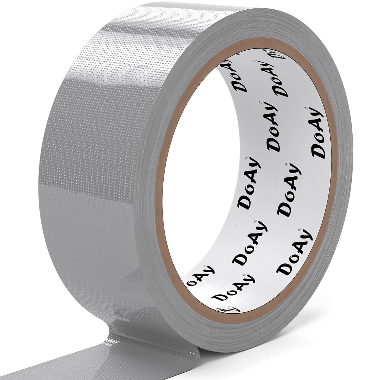 Silver Duct Tape - Heavy Duty Waterproof Tape 1.88 Inch Wide - Strong Adhesive, Extra Thickness, Tear by Hand - Great for Indoor & Outdoor Use, Moving Boxes, Repairs - 45 Ft